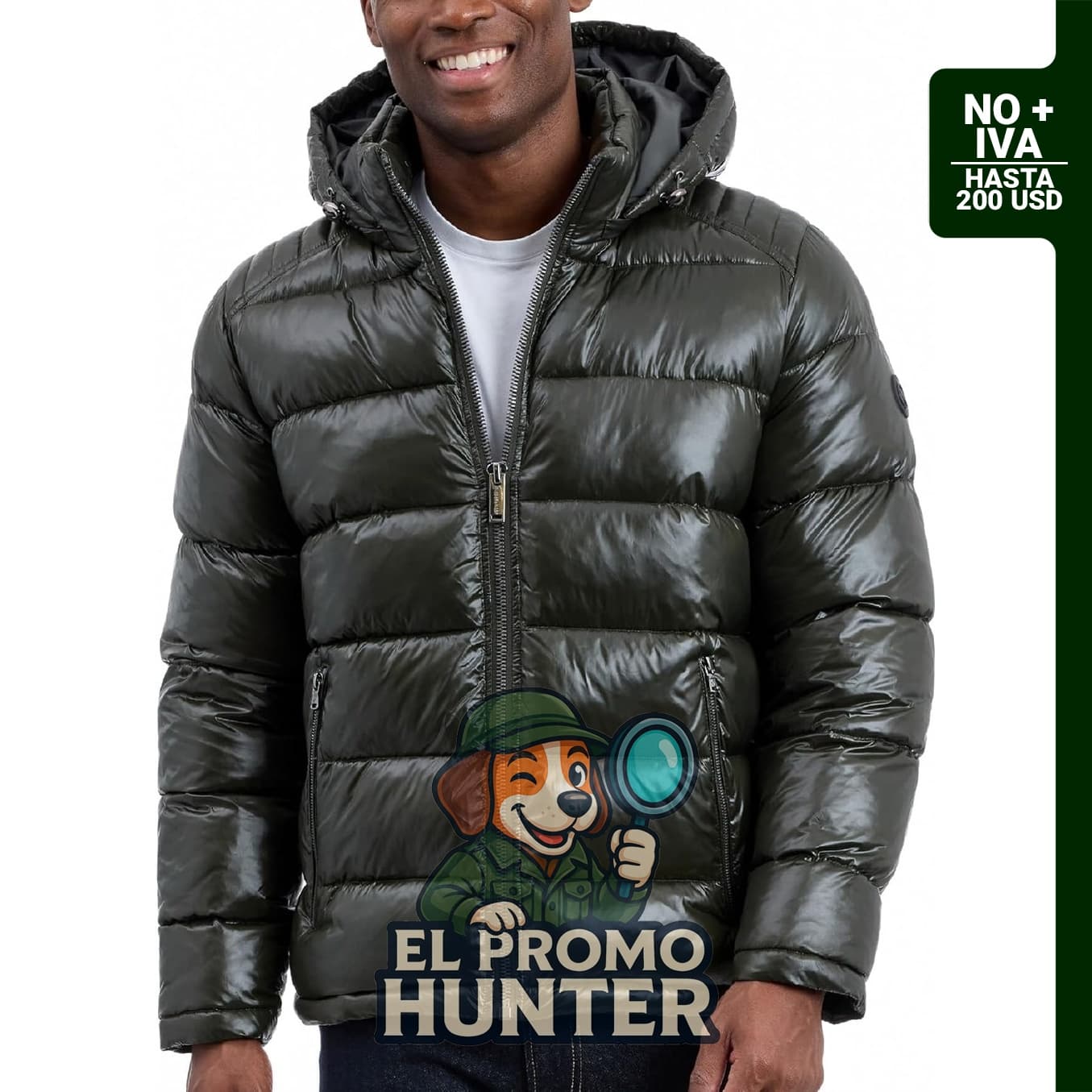 Chaqueta Michael Kors para hombre, tipo puffer, resistente al agua, adecuada para invierno.