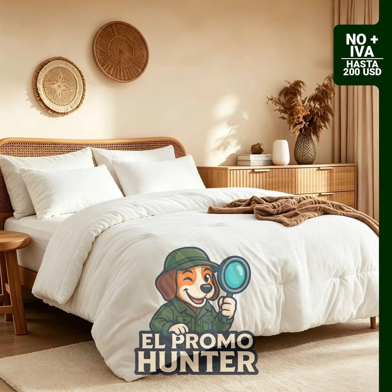 Juego de edredón King prelavado, incluye un edredón sólido (264 x 229 cm) y 2 fundas de almohada.