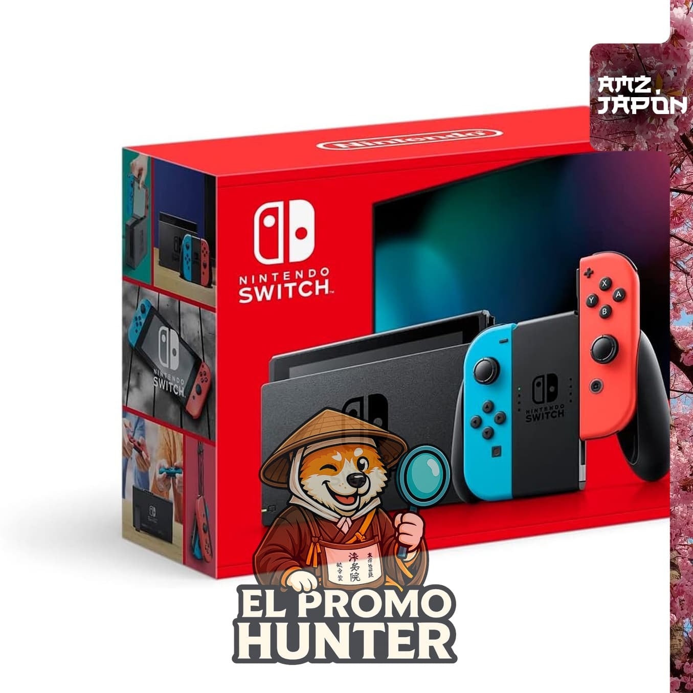 Nintendo Switch Joy-Con (L) Neón Azul / (R) Neón Rojo