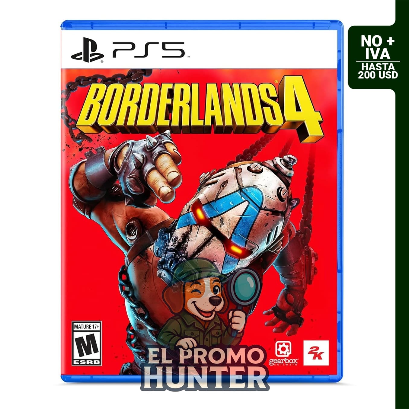 Borderlands 4 para PlayStation 5, juego cooperativo para hasta 4 jugadores.