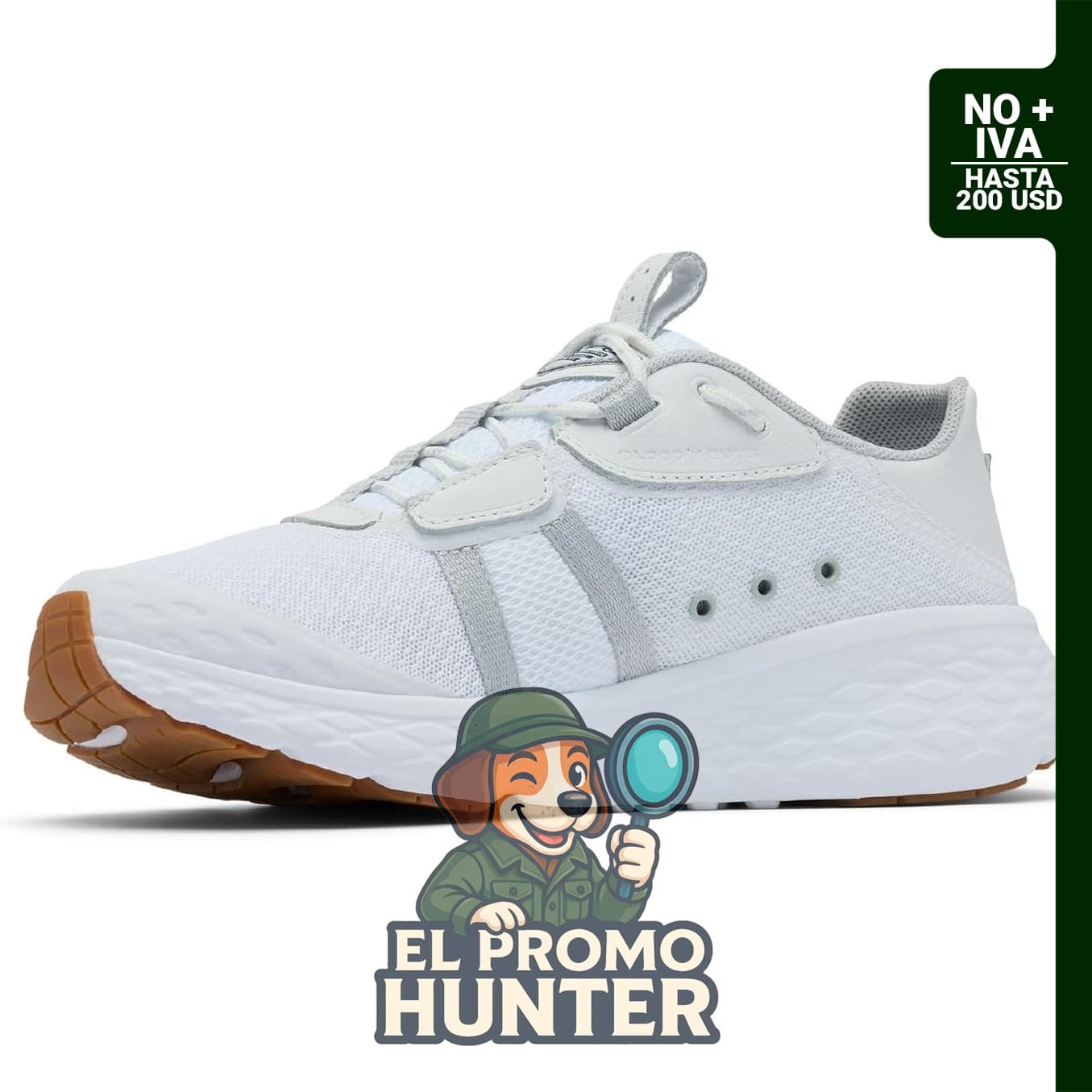 Zapatillas Columbia Castback Tc PFG para hombre, color blanco/gris hielo.