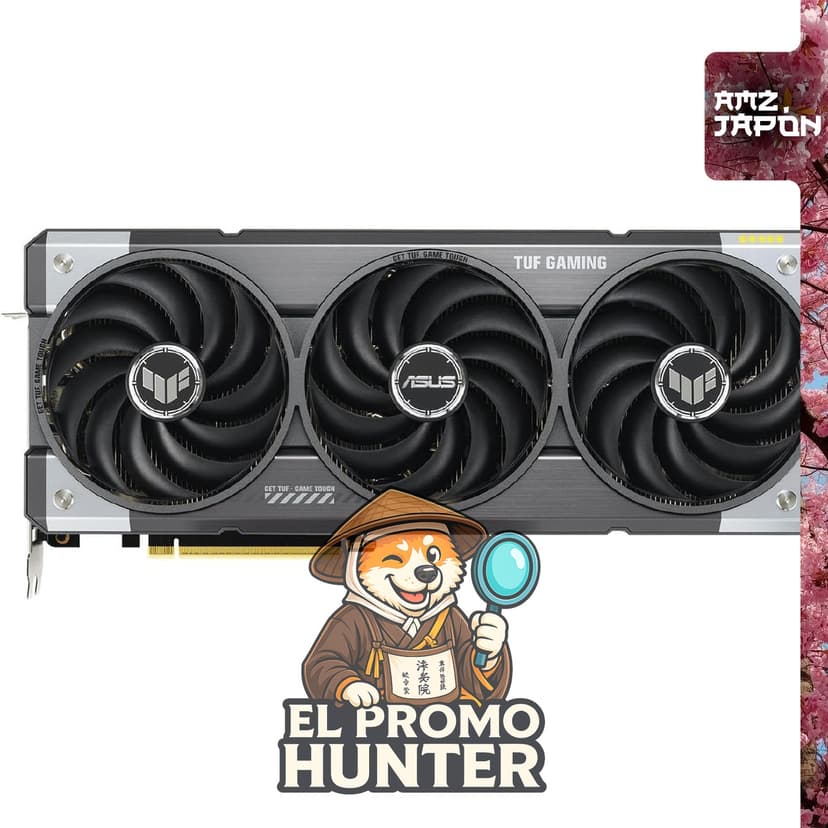 ASUS AMD Radeon RX9070 Tarjeta Gráfica PCIe 5.0 16GB GDDR6 TUF-RX9070-O16G-GAMING