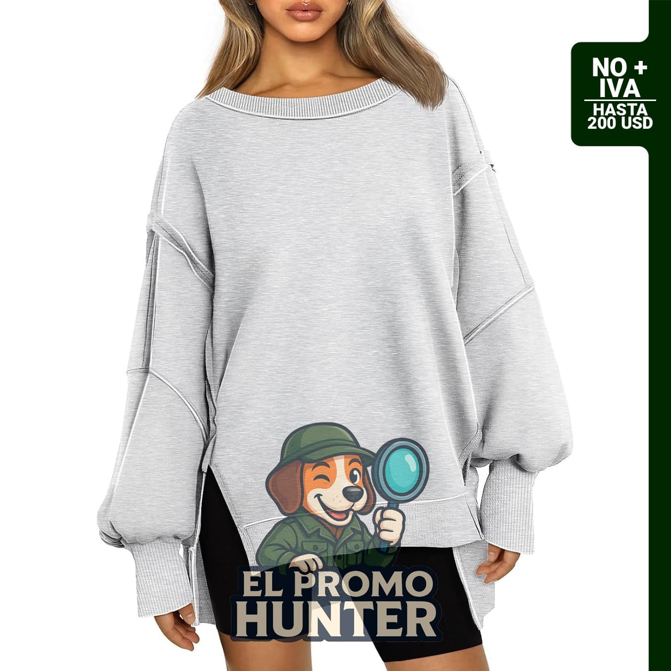 Sudadera Oversize Mujer Y2K con forro polar, diseño de gran tamaño para otoño e invierno.