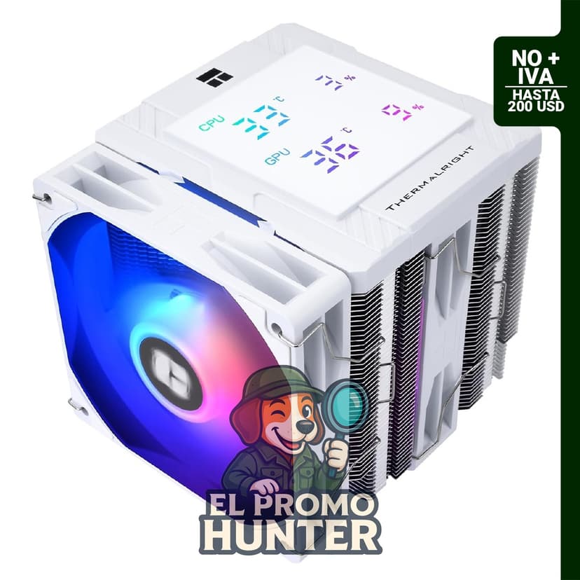 ITleads Peerless Assassin 120 Digital ARGB Enfriador de CPU, 1850 RPM