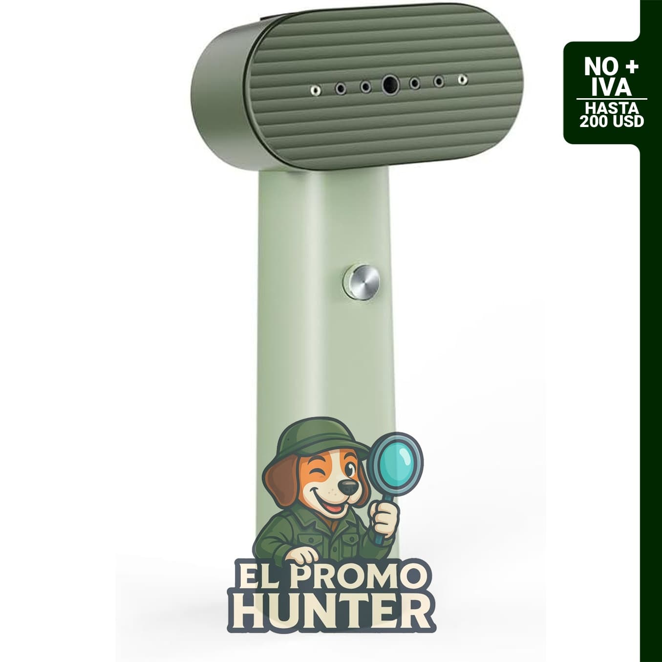 Nexdoo Vaporizador G6 portátil 2 en 1, 900 W, vapor continuo de 10 minutos.