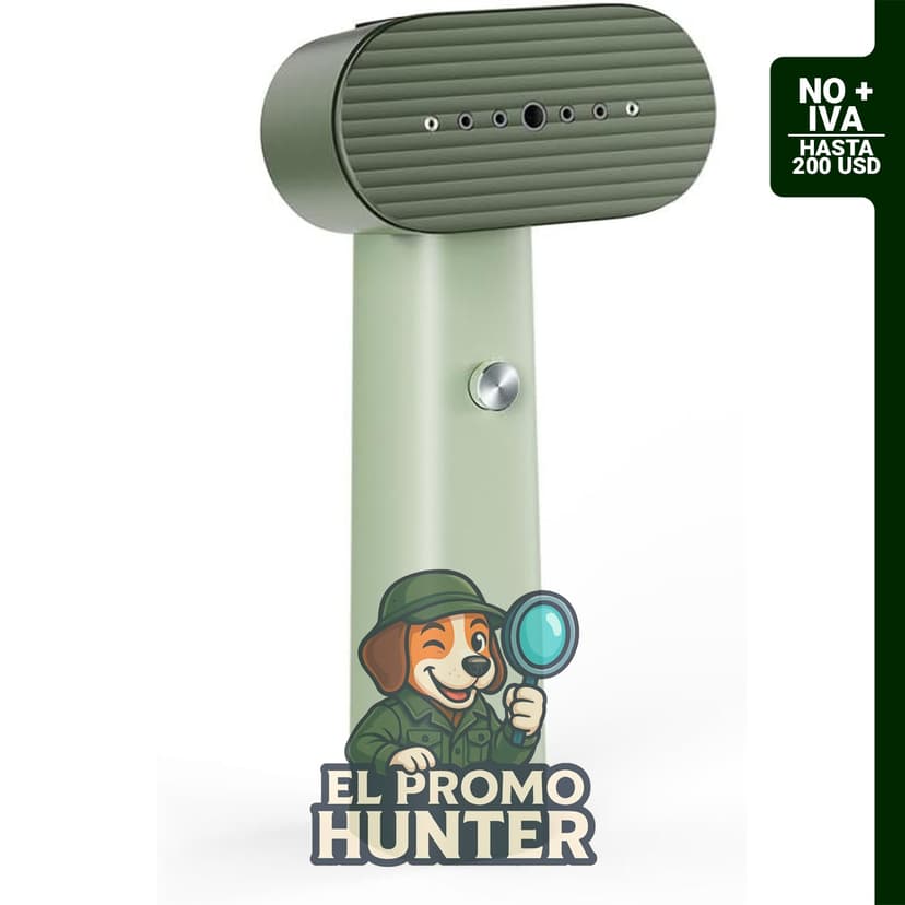 Nexdoo Vaporizador G6 portátil 2 en 1, 900 W, vapor continuo de 10 minutos.