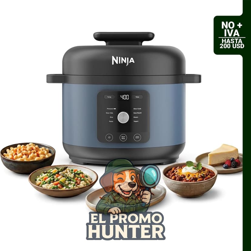 Ninja® HyperHeat™ - Olla a presión 9 en 1, 6.5 cuartos (6.1 L).