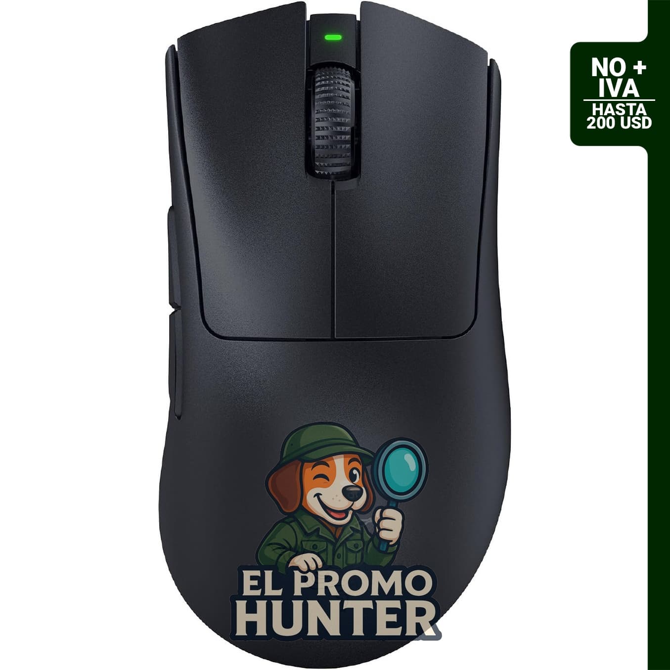 Razer DeathAdder V3 Pro, mouse inalámbrico para juegos, 2.22 oz.