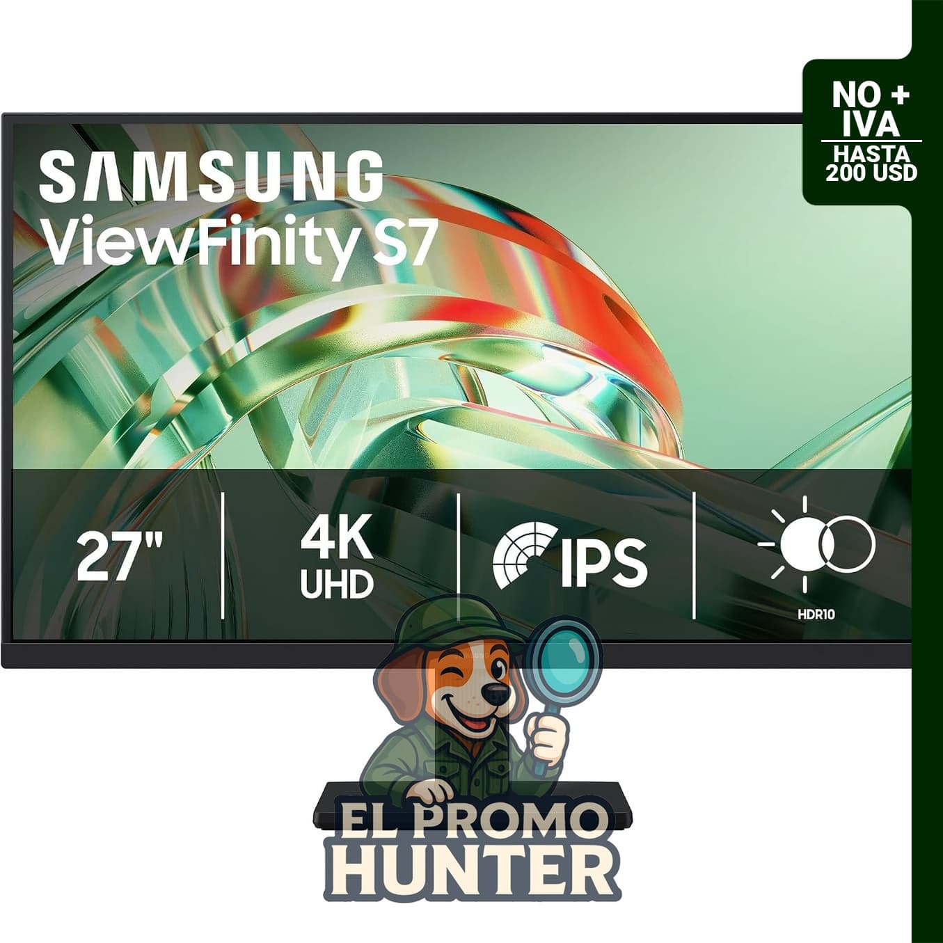 Samsung Monitor ViewFinity S7 (S71H) 4K UHD IPS HDR10.