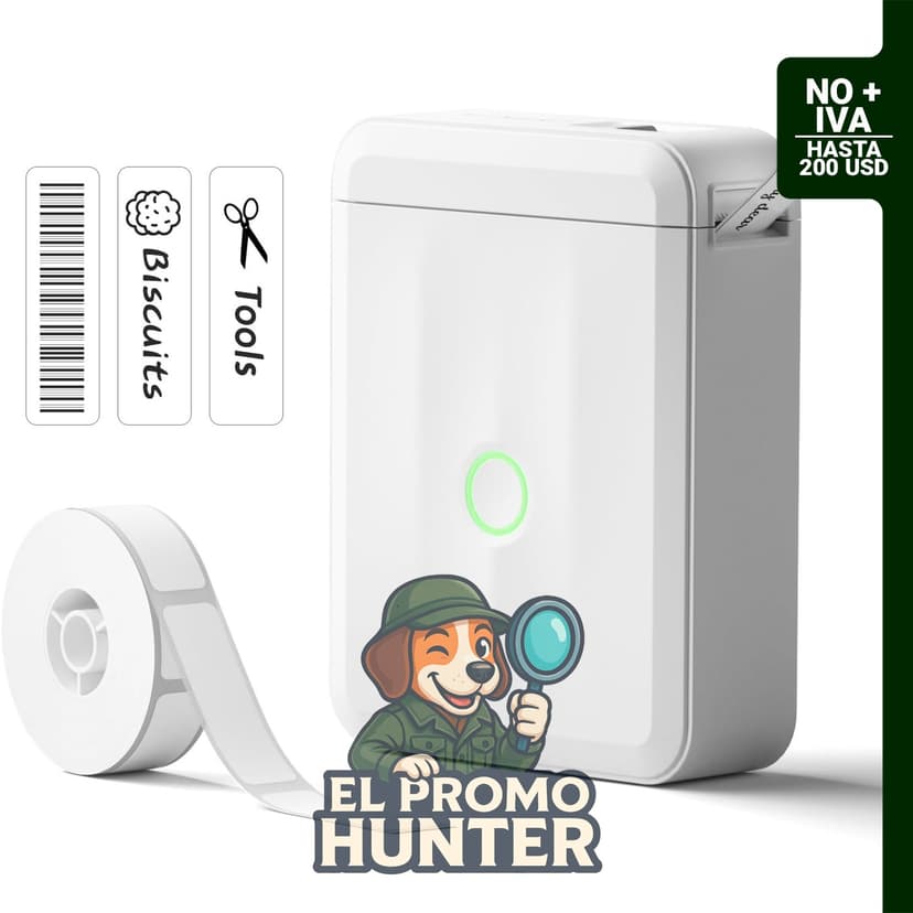 NIIMBOT Mini etiquetadora D110, impresora térmica Bluetooth.