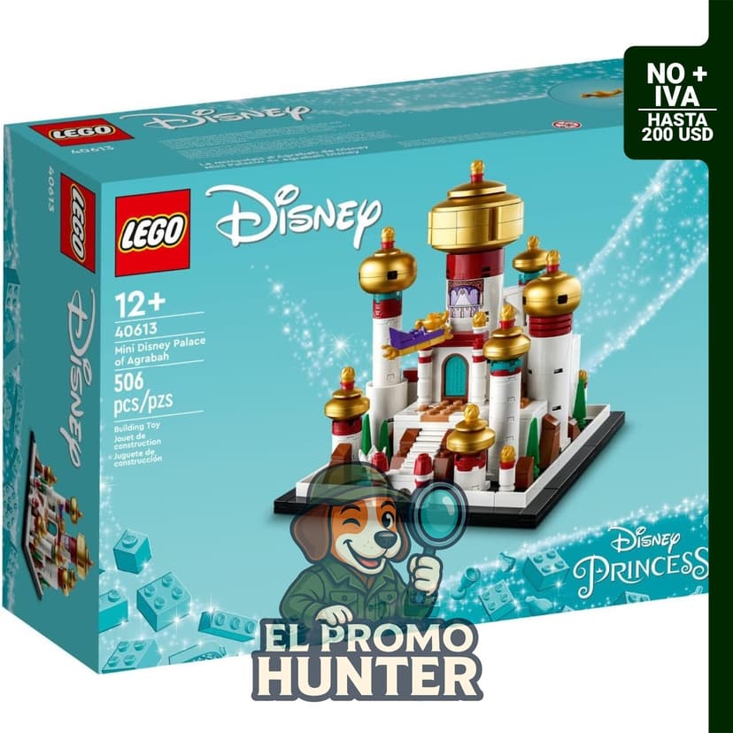 LEGO Disney 40613 - Mini Palacio de Agrabah de Disney, set de construcción.