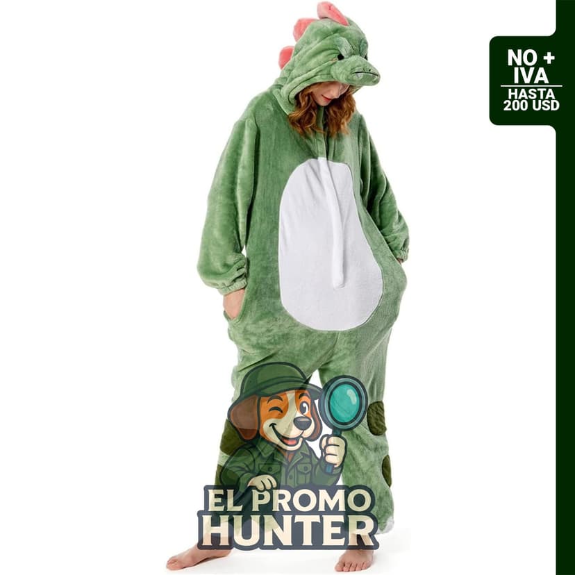 Mameluco OLAOLA unisex de felpa para adultos, disfraz de animal y pijama de una pieza.