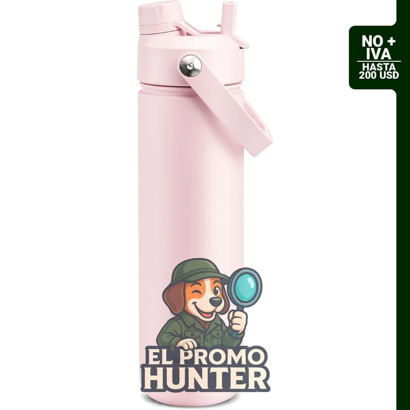 ENCOOL Botella de agua aislada de acero inoxidable, 26 oz (769 ml), a prueba de fugas, sin BPA.