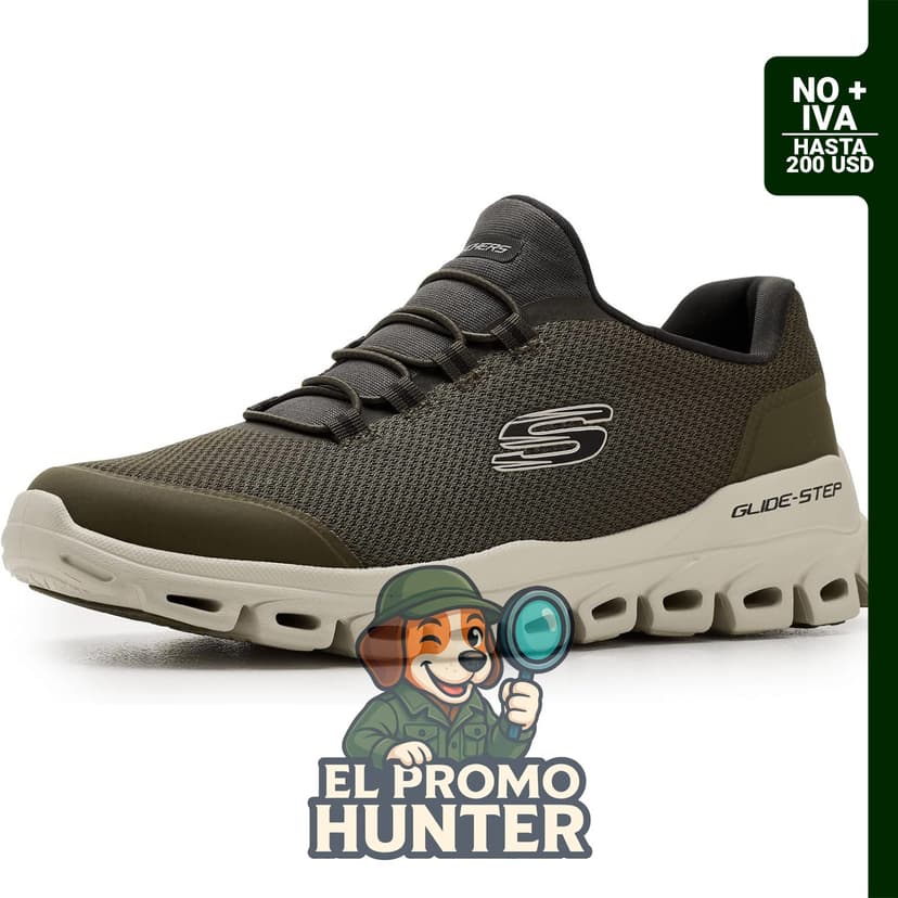 Skechers Glide-Step Noltek para hombre, calzado deportivo con suela de tecnología Glide-Step.