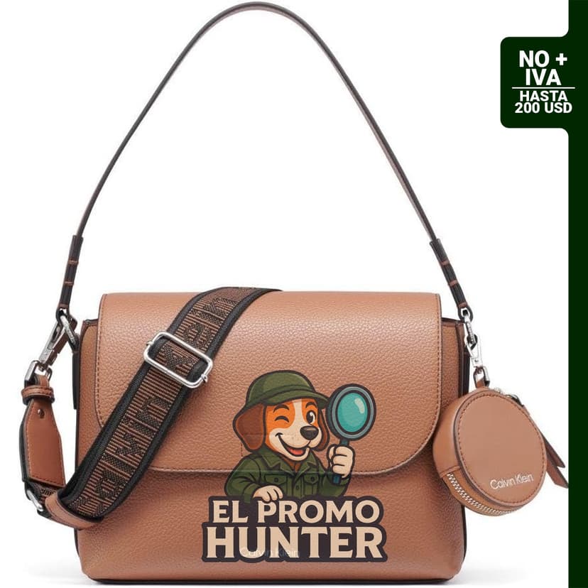 Bolso de hombro con solapa Calvin Klein Millie 2 en 1 para mujer y bandolera.