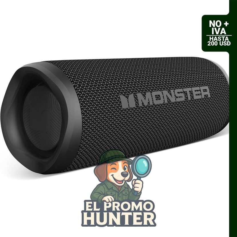 Monster Altavoz Bluetooth S620, altavoz portátil inalámbrico de 60 W, IPX8 impermeable, Bluetooth 5.4.