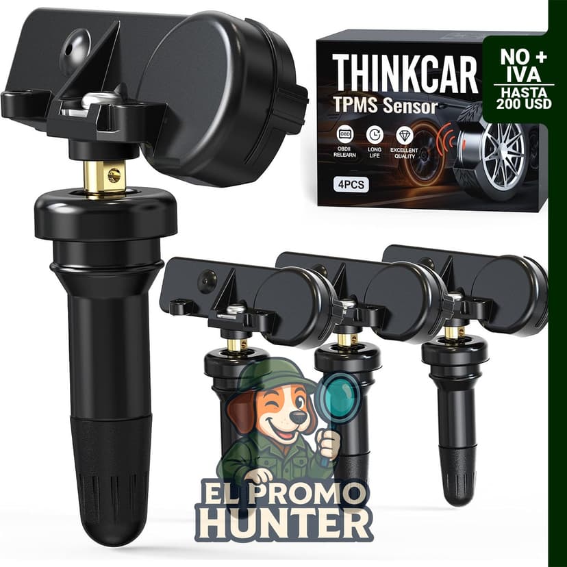 THINKCAR Juego de sensores TPMS para GM, sistema de monitoreo de presión de neumáticos de 315 MHz.