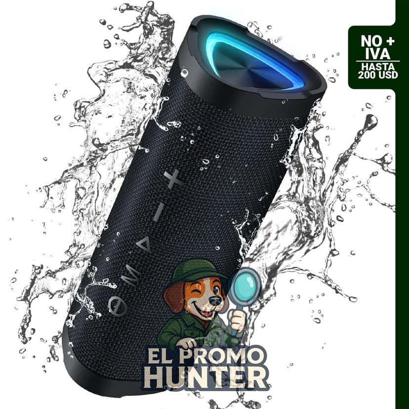 Vanzon Altavoces Bluetooth, altavoz inalámbrico portátil impermeable IPX7.