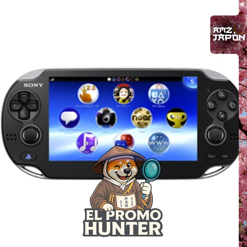 PlayStation Vita Wi-Fi modelo cristal negro (PCH-1000 ZA01), consola portátil.