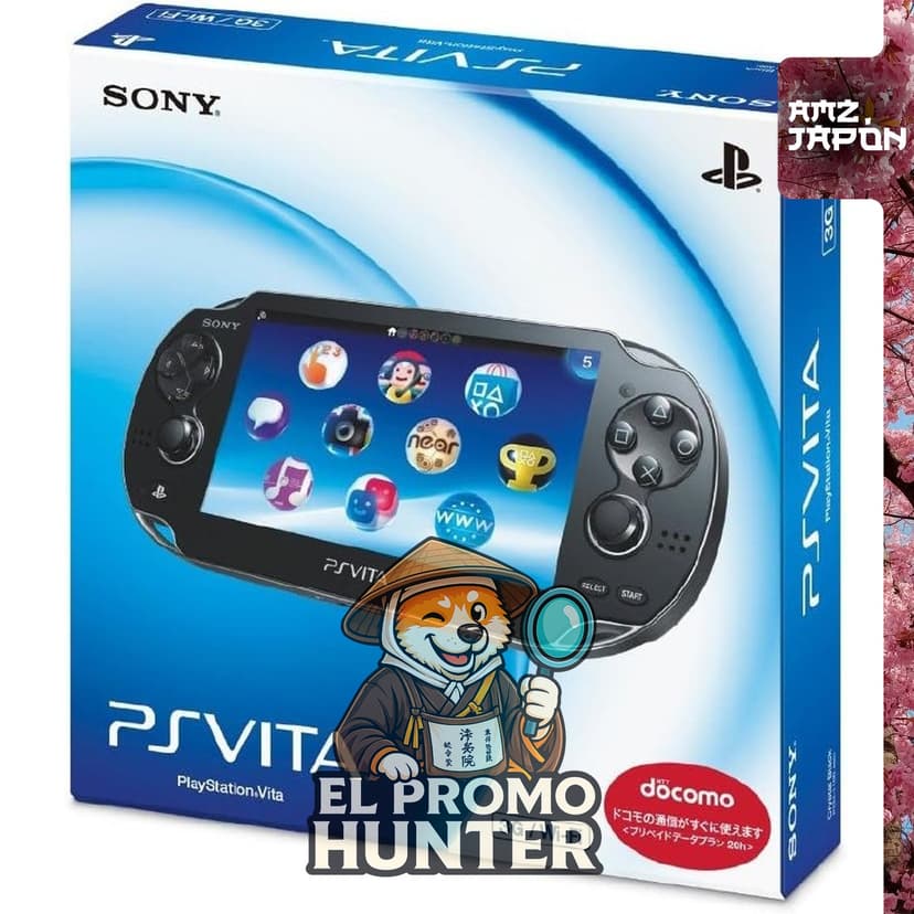 PlayStation Vita 3G / Wi-Fi Modelo Edición Limitada Negro Cristal (PCH-1100AB01)