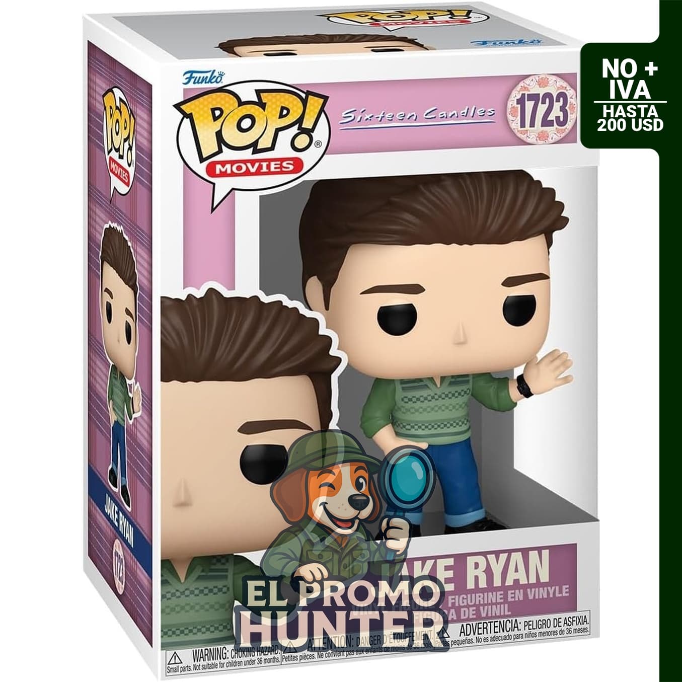 Funko Películas Dieciséis Velas - Jake Ryan, figura coleccionable.