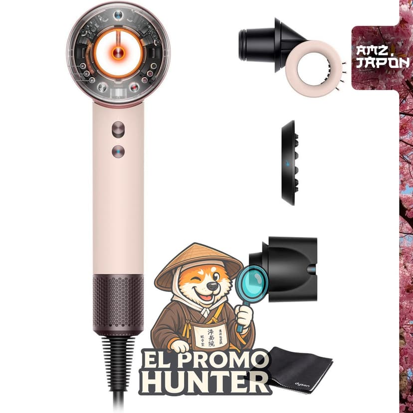 Secador de cabello Dyson Supersonic Nural™ Shine HD16 VLP AM, color rosa cerámico.
