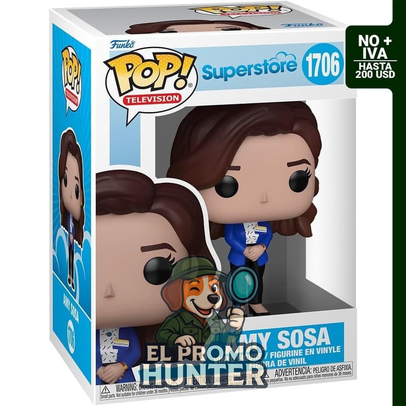 Funko POP! TV: Supertienda - Amy Sosa, figura coleccionable.