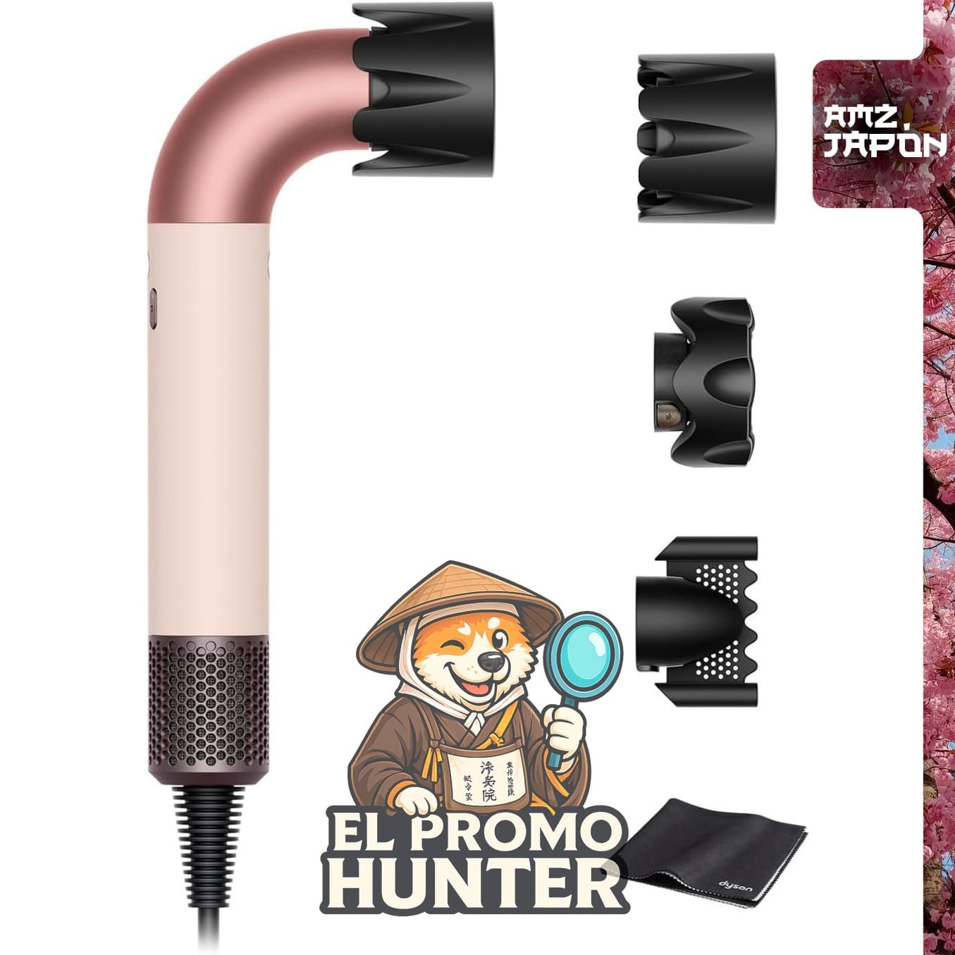 Dyson Supersonic™ secador de pelo cerámico rosa HD17 VLP AM.