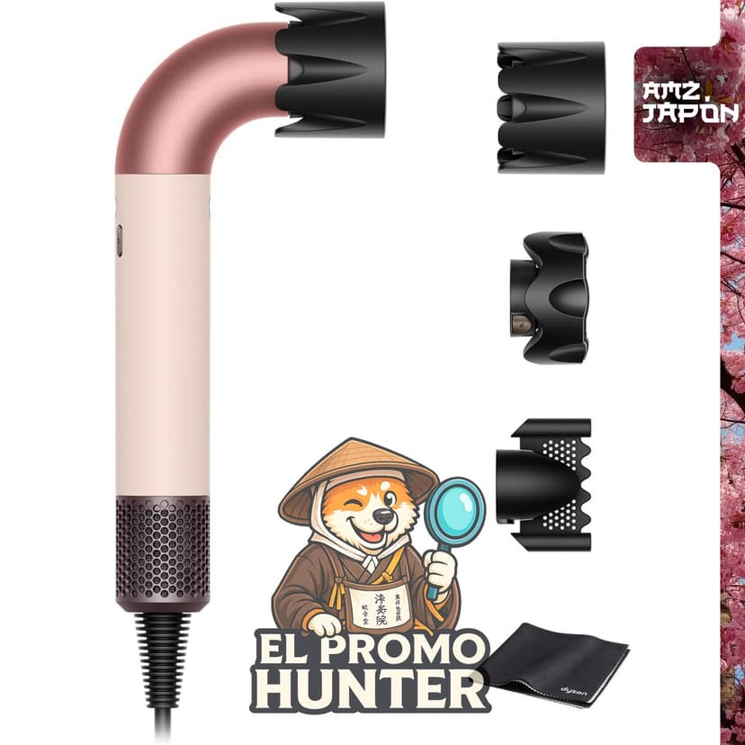 Dyson Supersonic™ secador de pelo cerámico rosa HD17 VLP AM.