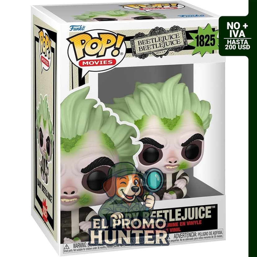 Funko Películas: Beetlejuice 2 - Baby Beetlejuice, figura coleccionable.