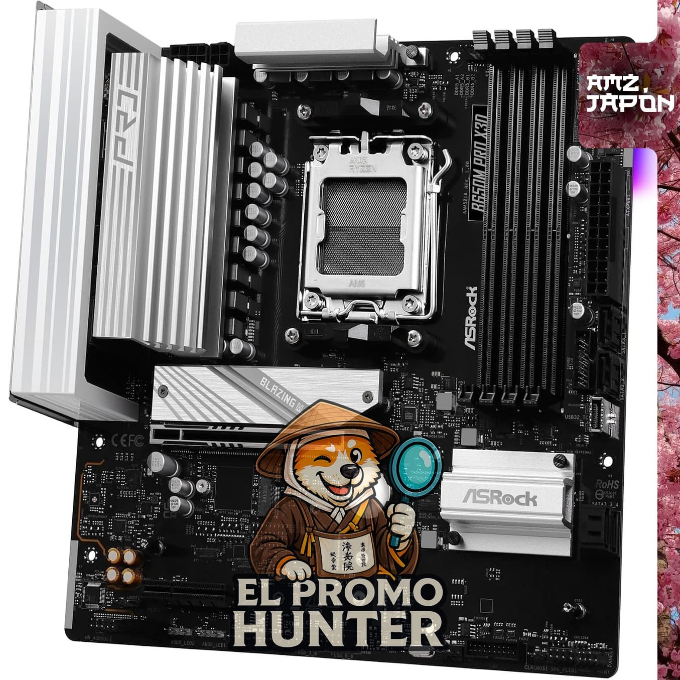 ASRock B650M Pro X3D Placa Base Micro-ATX MB6751.