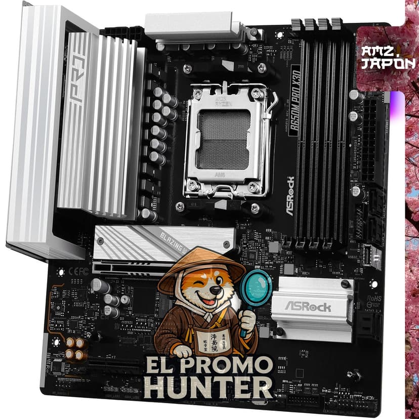 ASRock B650M Pro X3D Placa Base Micro-ATX MB6751.
