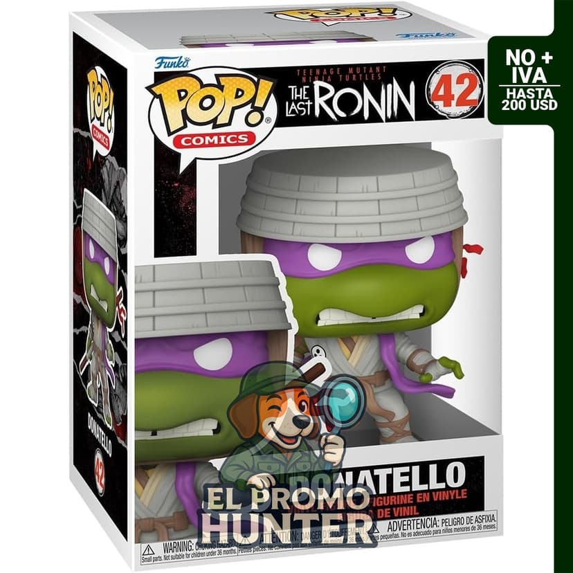 Funko Pop Comics: Teenage Mutant Ninja Turtles (TMNT) Last Ronin - Donatello, figura de vinilo coleccionable.