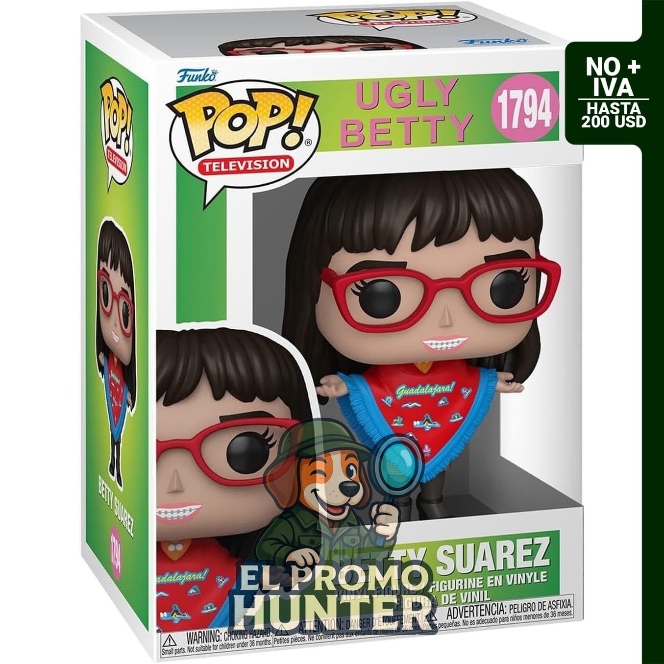 Funko POP! TV: Ugly Betty - Betty Suárez - Figura de colección.