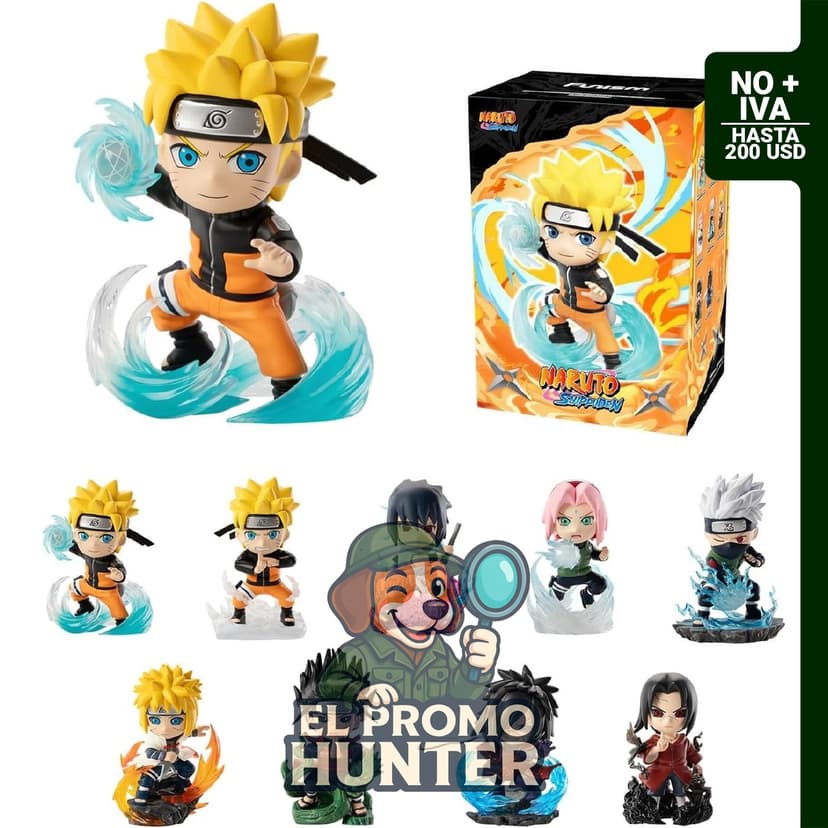 NARUTO SHIPPUDEN - Caja ciega de figuras de acción de anime.
