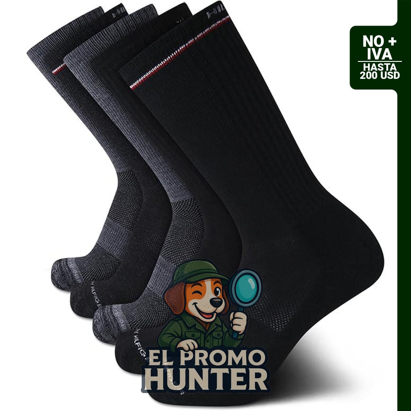 Tommy Hilfiger paquete de 5 calcetines deportivos acolchados.
