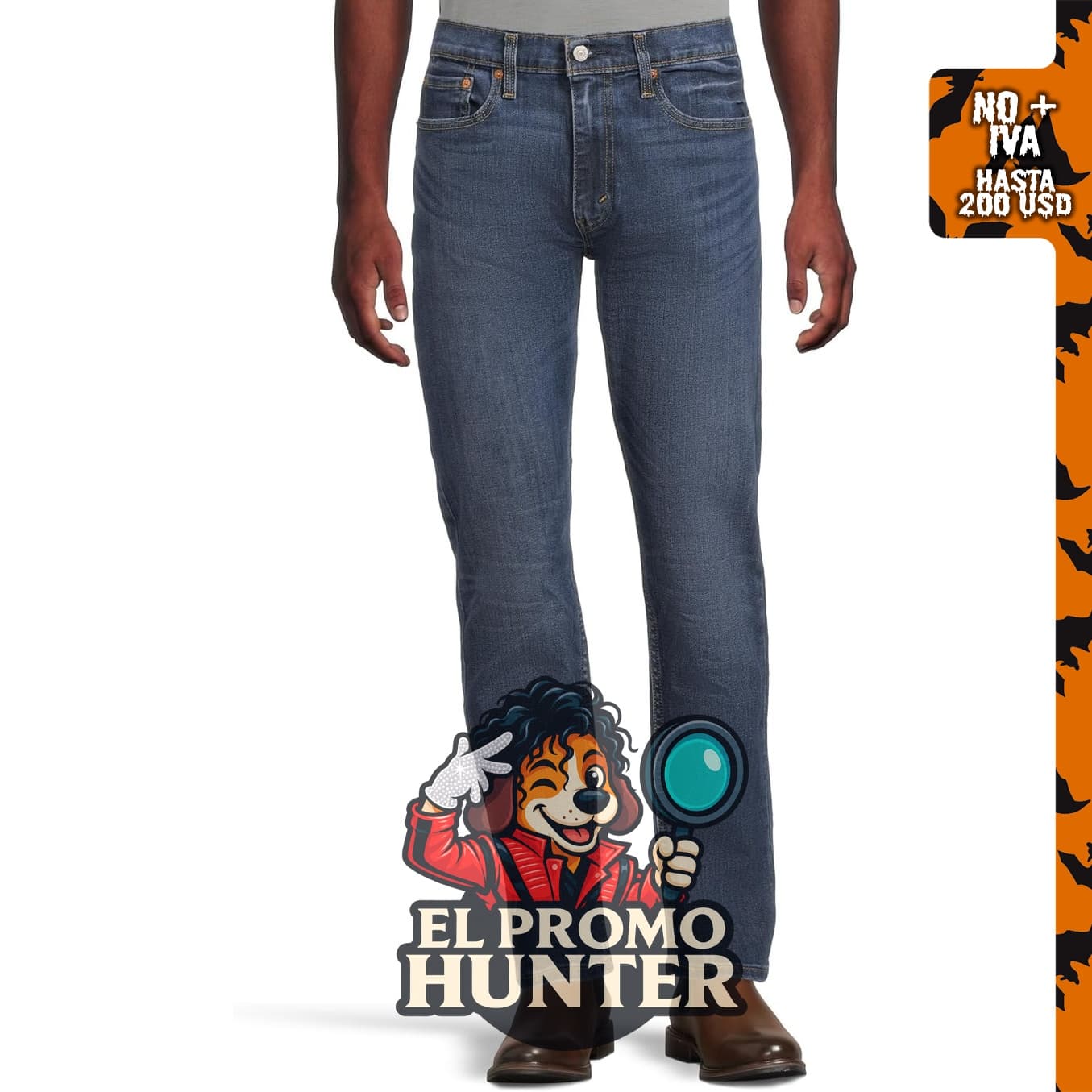 Levi's 513 - Jeans rectos ajustados para hombre.