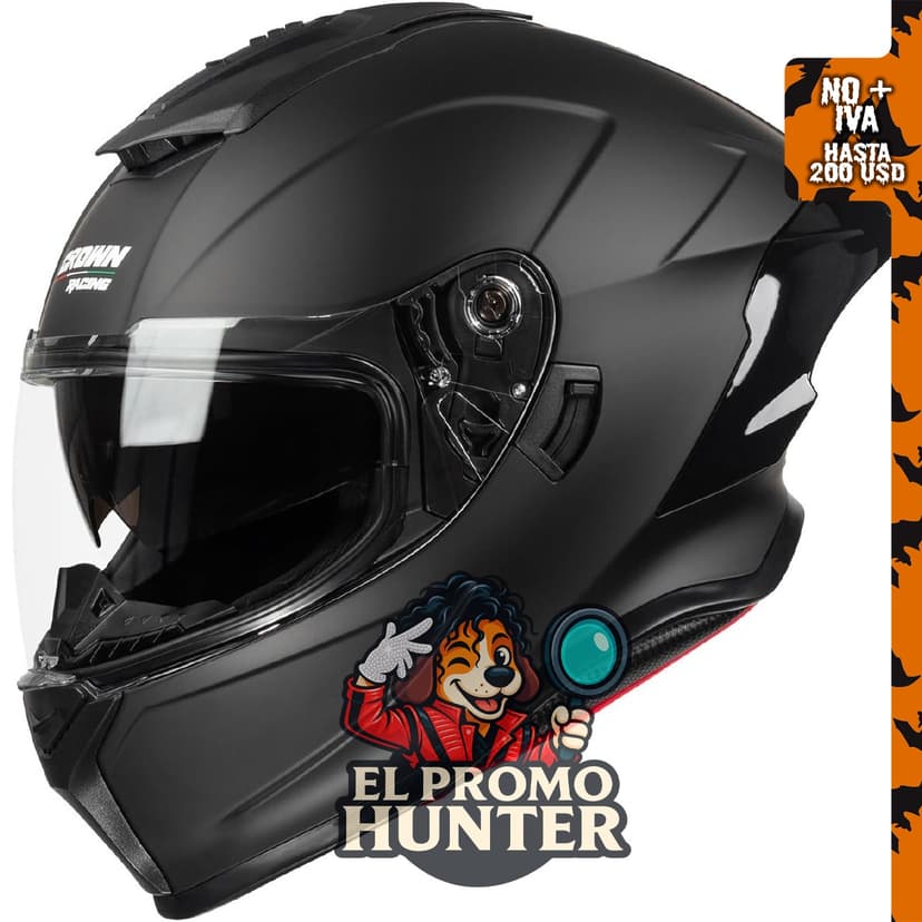 Casco de motocicleta de cara completa LW600, DOT.