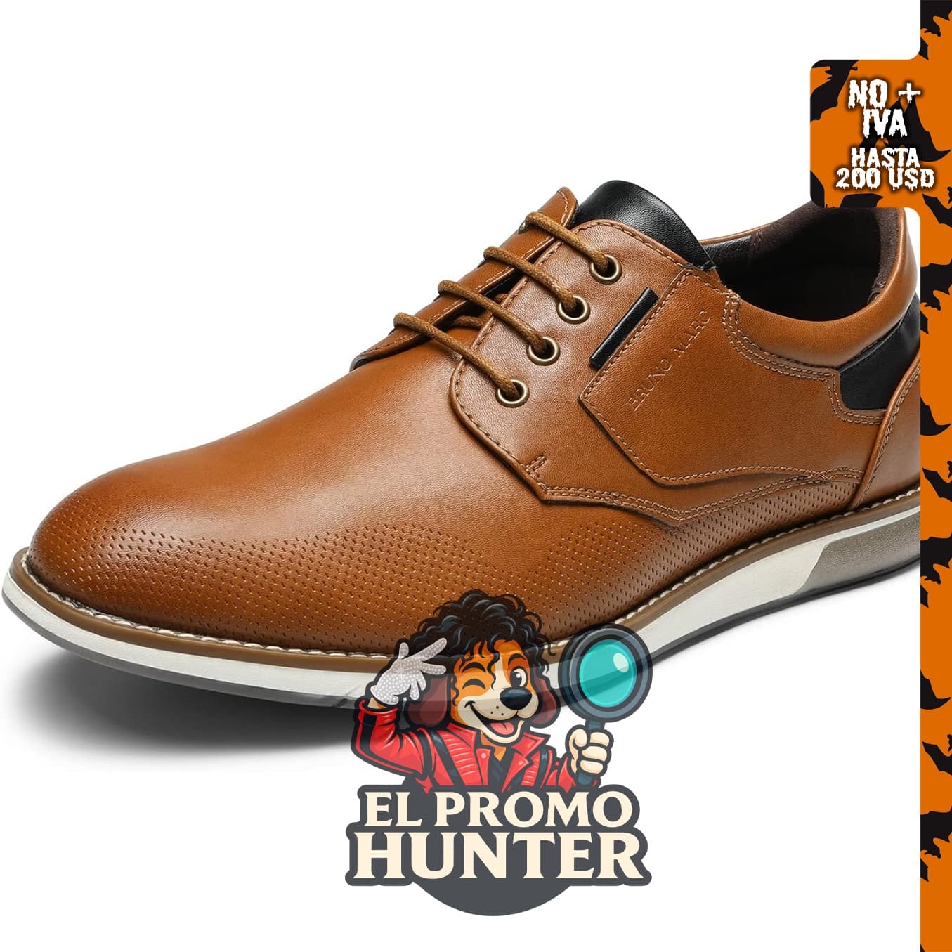 Bruno Marc Zapatillas Oxford Casual Derby para hombre.