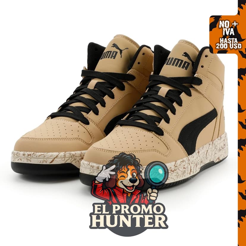 PUMA Rebound Layup Mid para hombre, calzado deportivo de media caña.