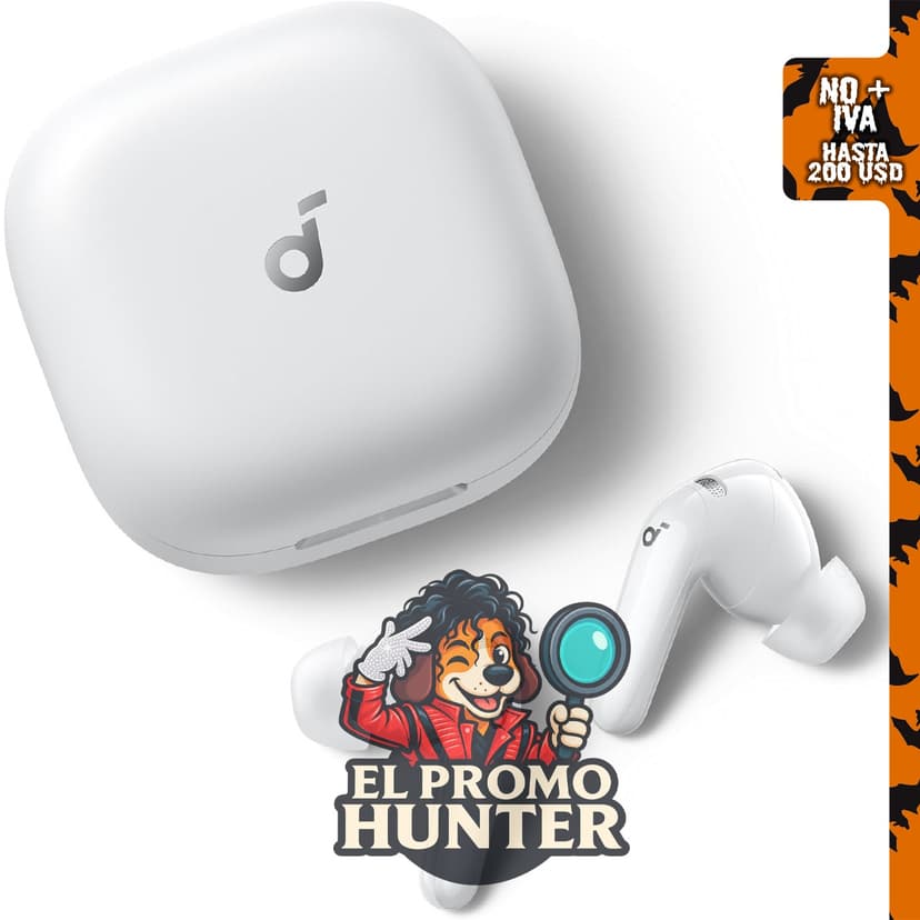 Auriculares Soundcore P31i de Anker con cancelación de ruido adaptativa y sonido de alta resolución.