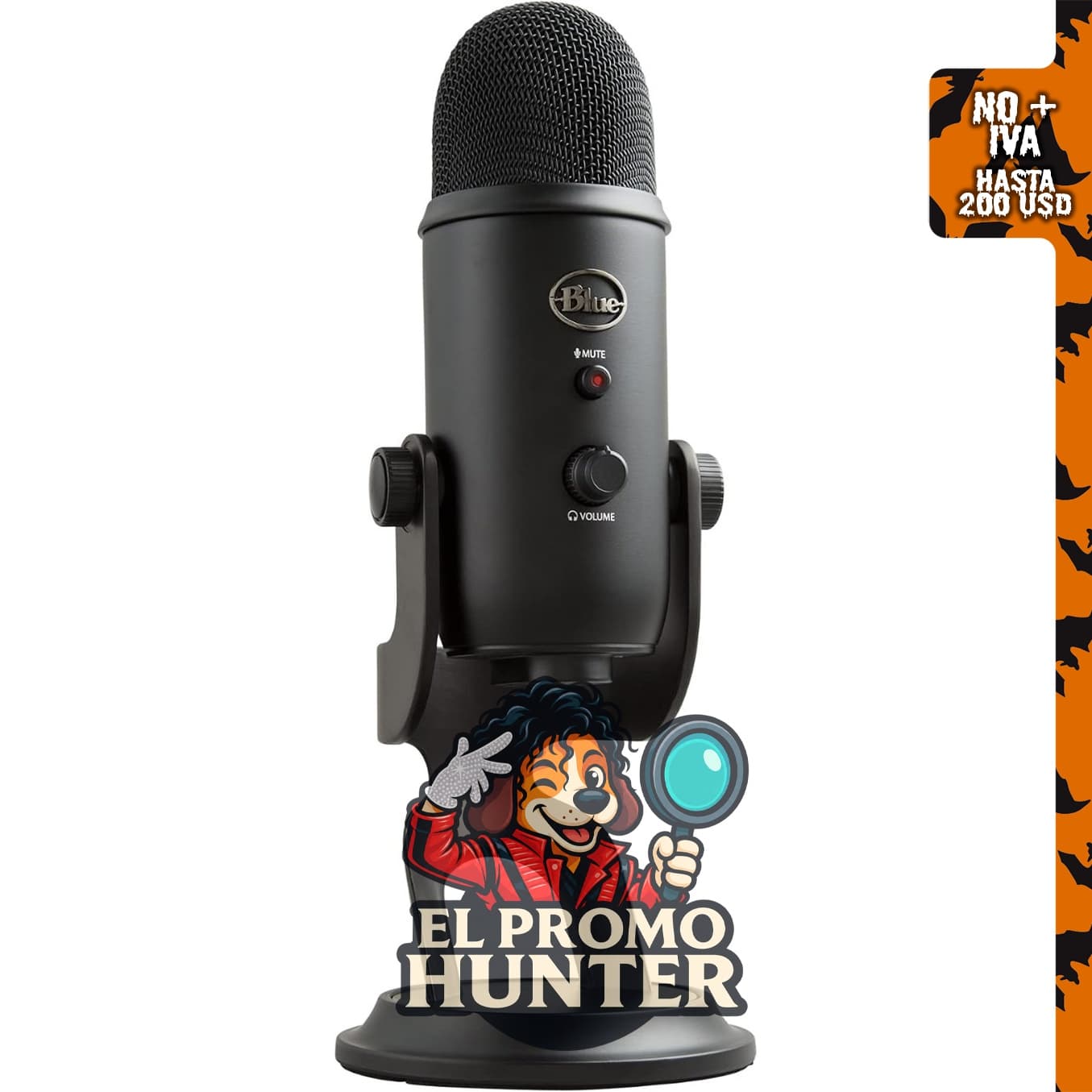 Micrófono USB Blue Yeti - Edición Blackout