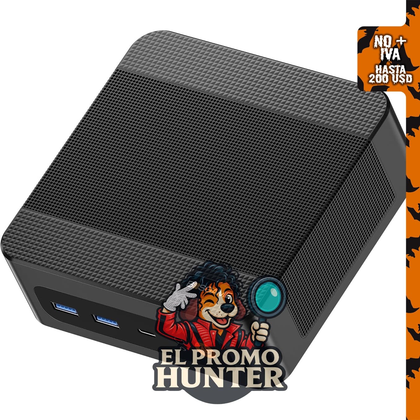 BOSGAME P6 Neo Mini PC para juegos con procesador Ryzen 7 6800H, gráficos Radeon 680M, 24 GB de RAM DDR5 y SSD de 512 GB.