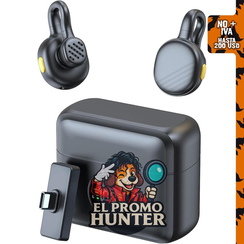 Mini micrófono inalámbrico para Android, micrófono de clip.