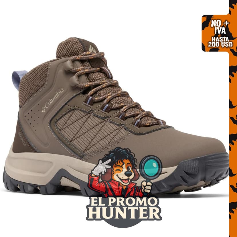 Botas de senderismo impermeables Columbia Transverse Hike para mujer.