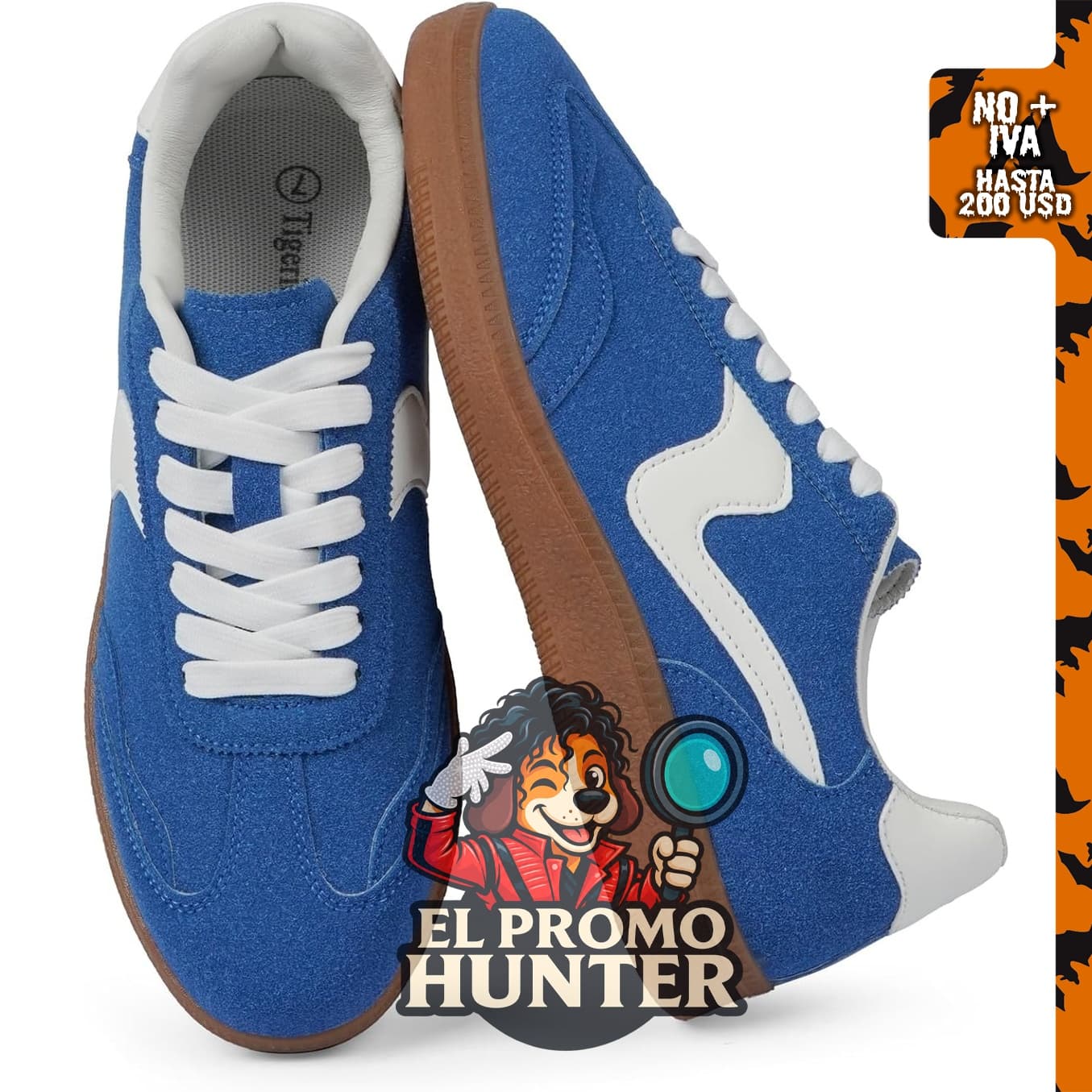 Tigeridea Zapatillas de deporte para mujer, zapatos de tenis casuales.