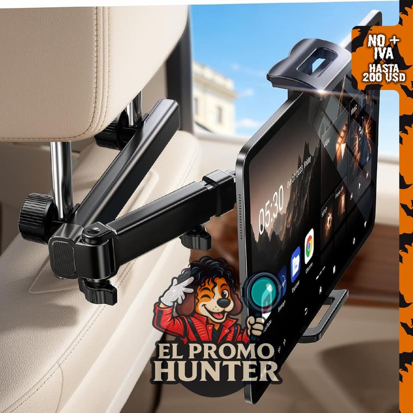 Soporte para iPad de coche LISEN, modelo 4.
