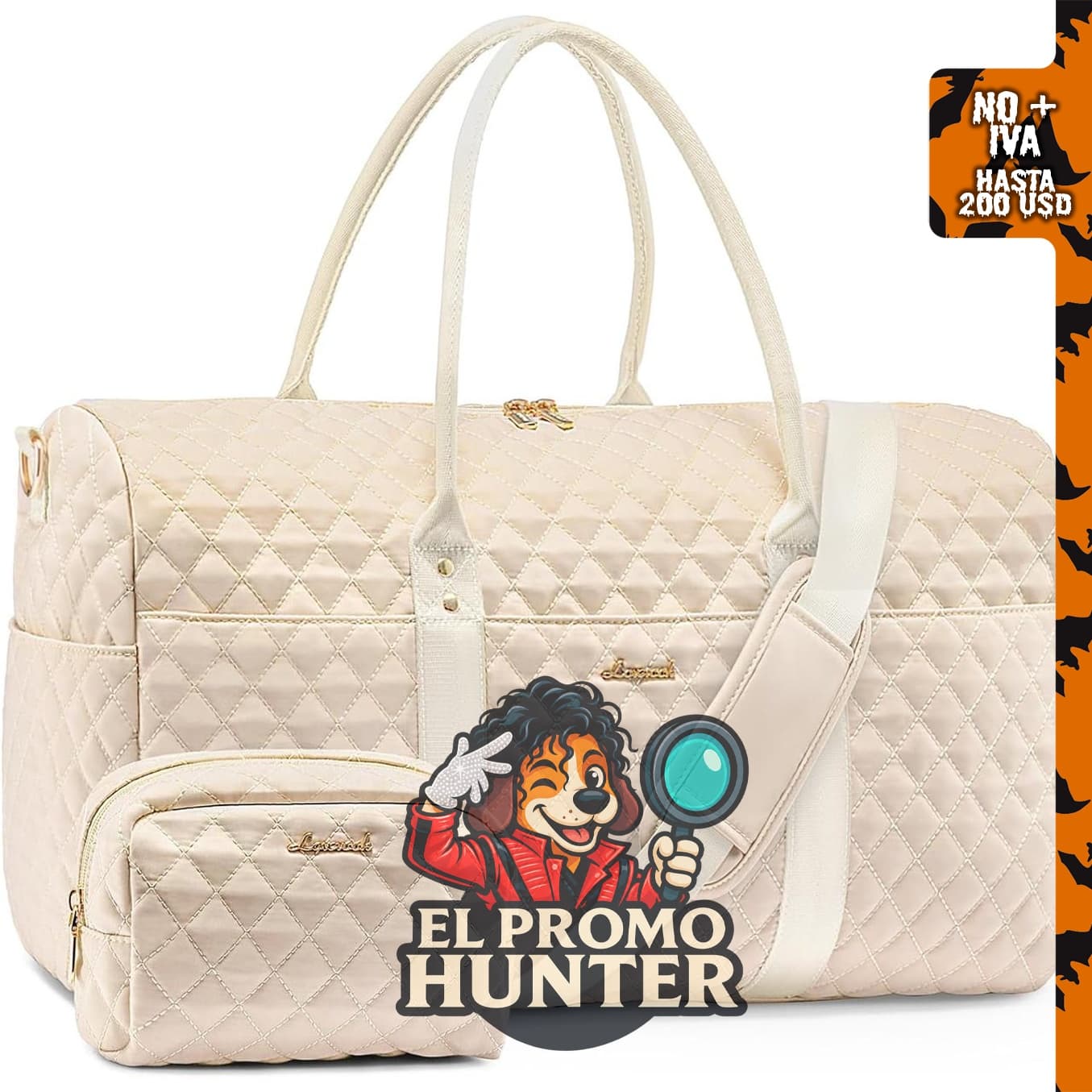LOVEVOOK Bolsa de viaje para mujer, con compartimento para zapatos y bolsillo húmedo.