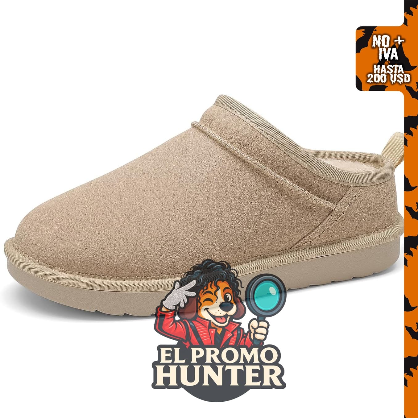Zapatillas de casa para mujer DREAM PAIRS de gamuza genuina, tipo slip-on.