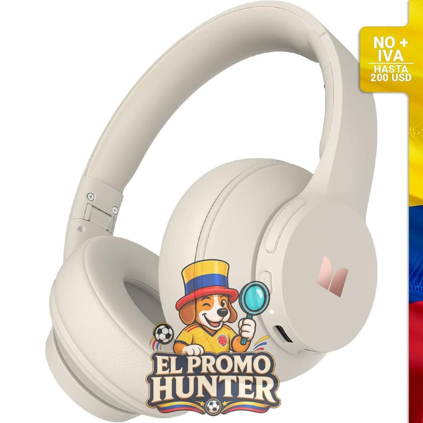 Audífonos inalámbricos Monster Mission 100, conectividad Bluetooth, diseño ergonómico.